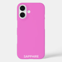 Sapphire pink colour name