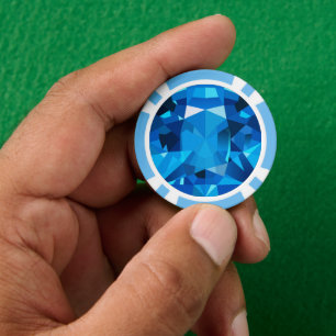 Sapphire Poker Chips