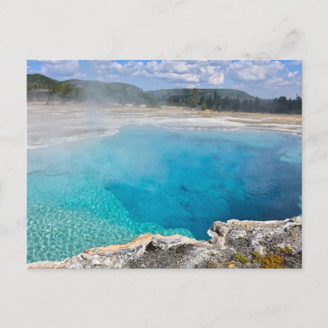 Sapphire Pool, Yellowstone National Park Postcard (Front)