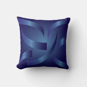 sapphire ribbons cushion
