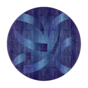 sapphire ribbons cutting board