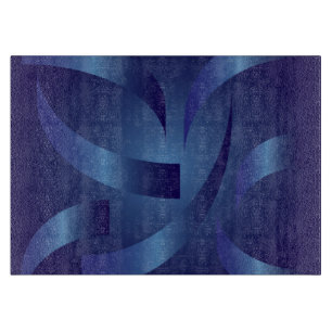 sapphire ribbons cutting board