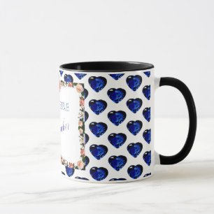 Sapphire September Birthstone Gemstone Art ✅ Mug