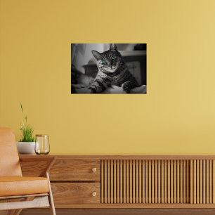 Sapphire Soul - Silent Look Fine Art Poster