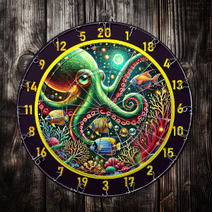 Sapphire Tentacle Octopus Dartboard