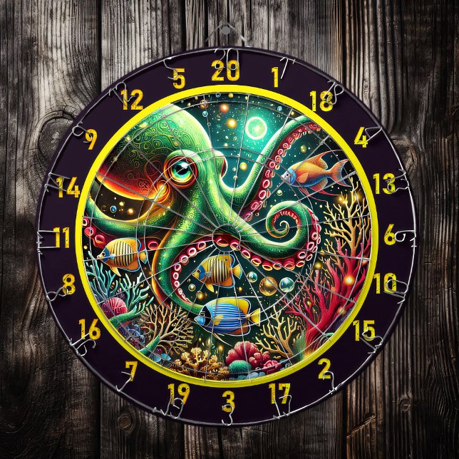 Sapphire Tentacle Octopus Dartboard (Creator Uploaded)