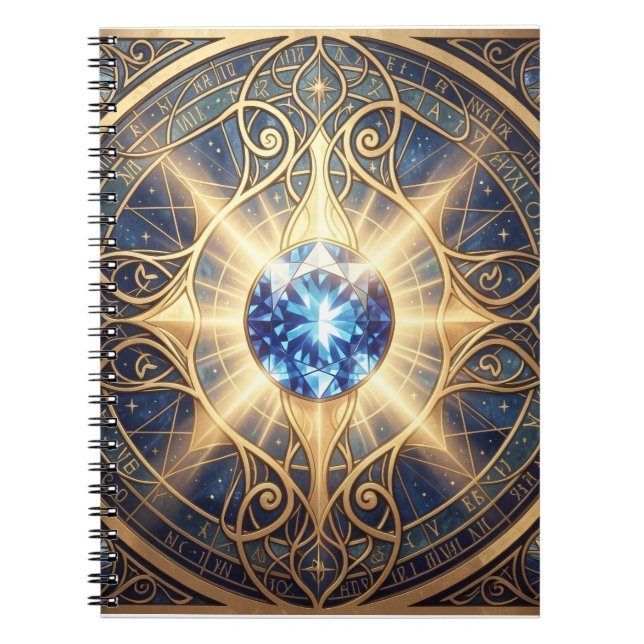 Sapphire – The Stone of Truth and Wisdom´2 Notebook (Front)
