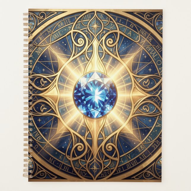 Sapphire – The Stone of Truth and Wisdom´2 Planner (Front)