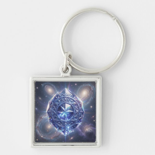 Sapphire – The Stone of Truth and Wisdom´4 Key Ring (Front)