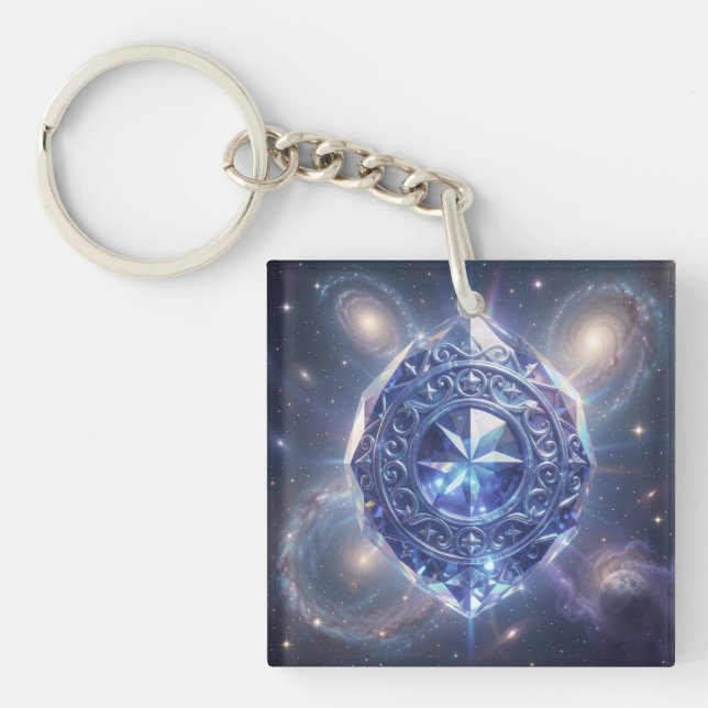 Sapphire – The Stone of Truth and Wisdom´4 Key Ring (Front)