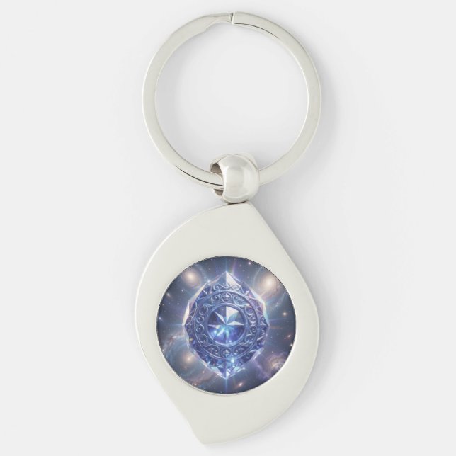 Sapphire – The Stone of Truth and Wisdom´4 Key Ring (Front)