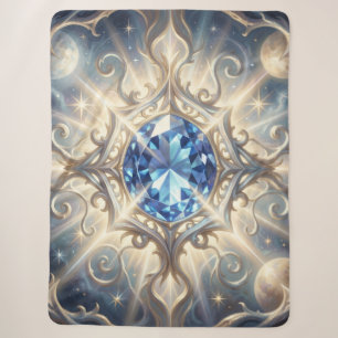 Sapphire – The Stone of Truth and Wisdom´4 Sherpa Blanket