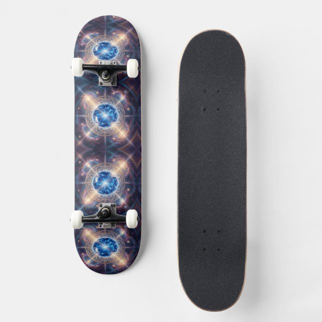 Sapphire – The Stone of Truth and Wisdom´6 Skateboard (Front)