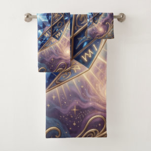 Sapphire – The Stone of Truth and Wisdom´7 Bath Towel Set