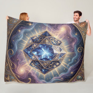 Sapphire – The Stone of Truth and Wisdom´7 Fleece Blanket