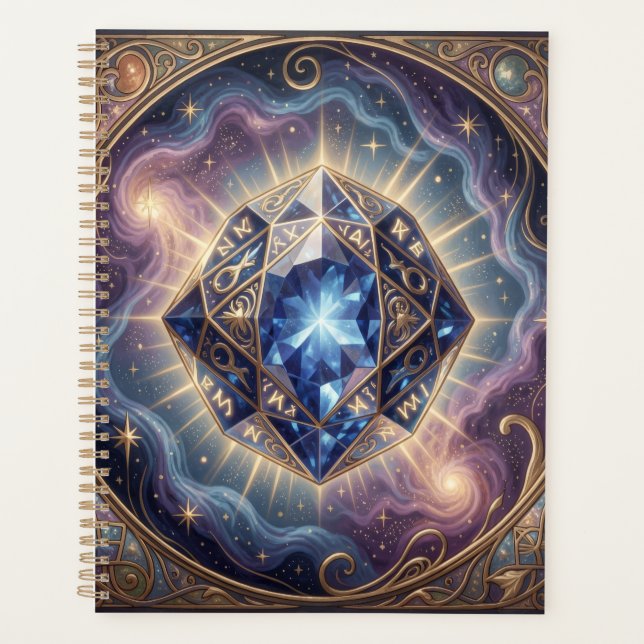 Sapphire – The Stone of Truth and Wisdom´7 Planner (Front)