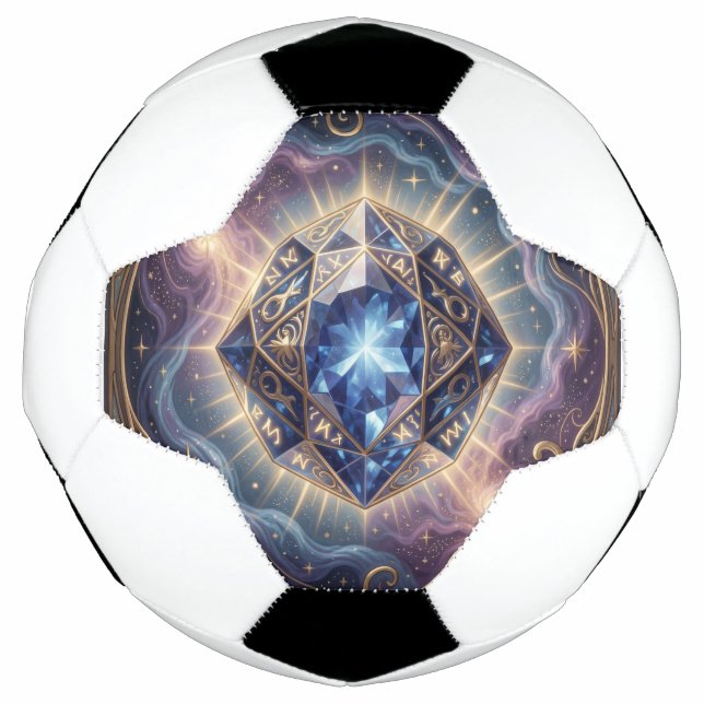 Sapphire – The Stone of Truth and Wisdom´7 Soccer Ball (Front)