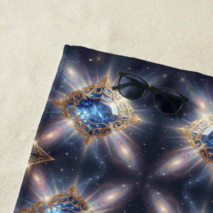 Sapphire – The Stone of Truth and Wisdom´8 Beach Towel