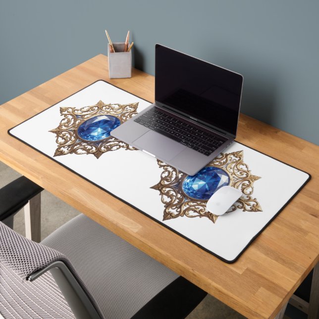 Sapphire – The Stone of Truth and Wisdom´8 Desk Mat (Office 2)