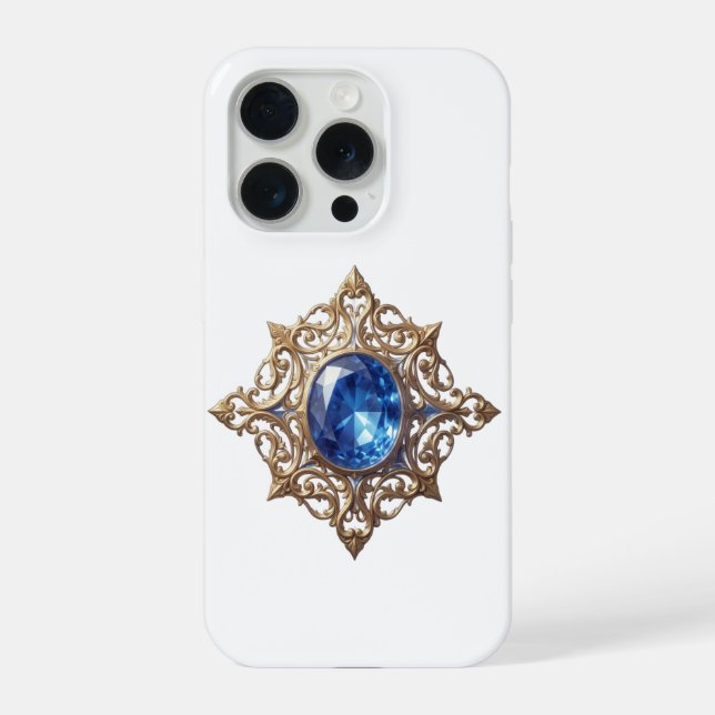 Sapphire – The Stone of Truth and Wisdom´8 iPhone Case (Back)