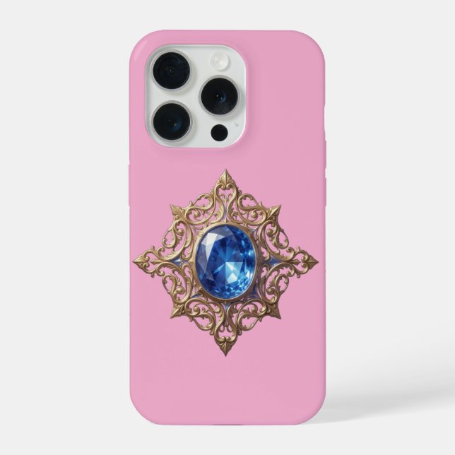 Sapphire – The Stone of Truth and Wisdom´8 iPhone Case (Back)