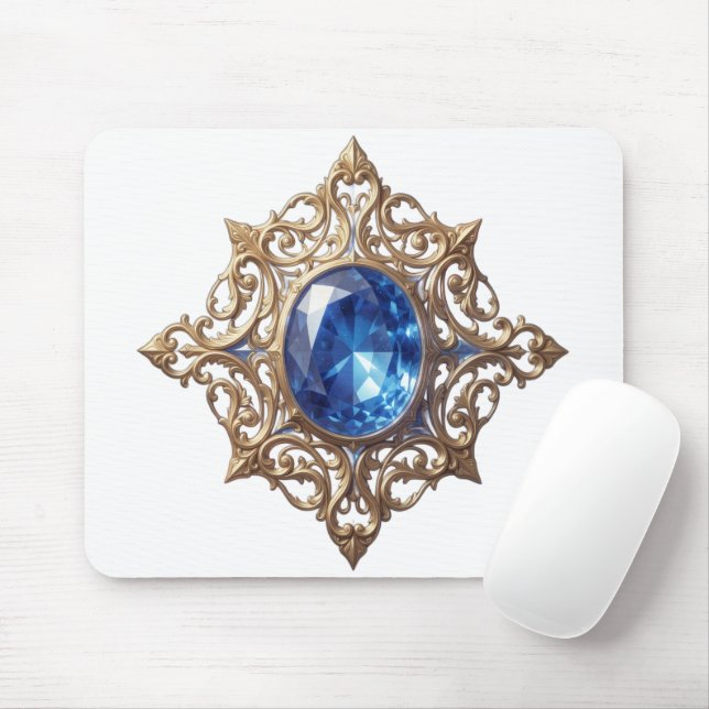 Sapphire – The Stone of Truth and Wisdom´8 Mouse Pad (With Mouse)