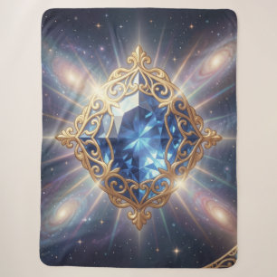 Sapphire – The Stone of Truth and Wisdom´8 Sherpa Blanket