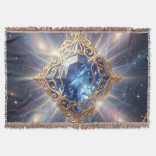 Sapphire – The Stone of Truth and Wisdom´8 Throw Blanket