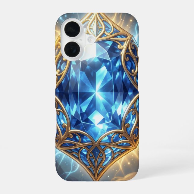 Sapphire – The Stone of Truth and Wisdom´9 iPhone 16 Case (Back)