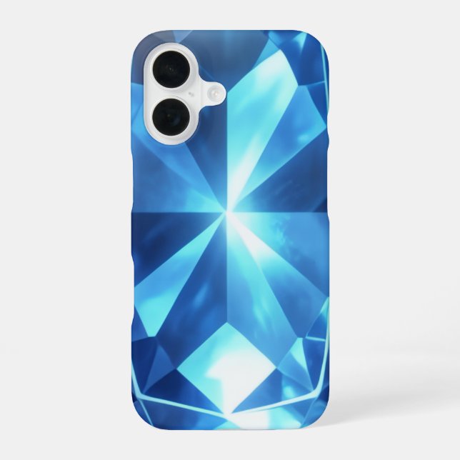 Sapphire - The Stone of Truth and Wisdom iPhone 16 Case (Back)