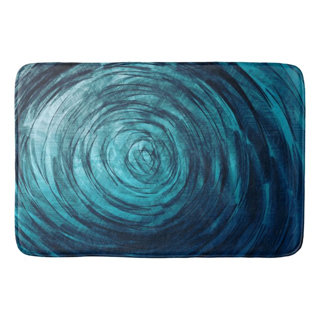 Sapphire Vortex - Bath Mat (Front)