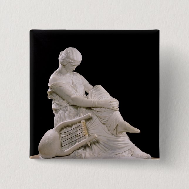 Sappho, 1852 15 cm square badge (Front)