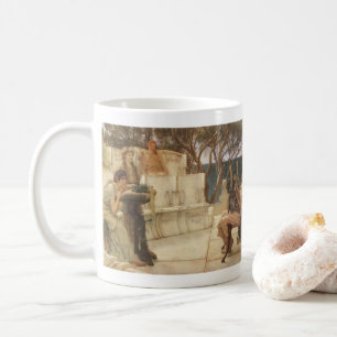Sappho and Alcaeus by Sir Lawrence Alma Tadema Coffee Mug