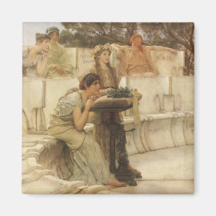 Sappho and Alcaeus by Sir Lawrence Alma Tadema Magnet