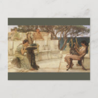 Sappho and Alcaeus by Sir Lawrence Alma Tadema