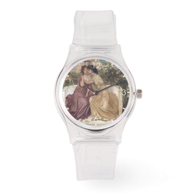Sappho and Erinna in a Greek Garden (Lesbian Love) Watch (Front)