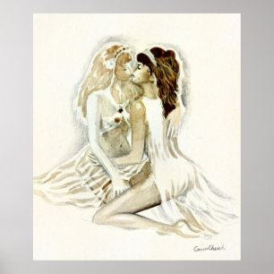 Sappho and her lover poster