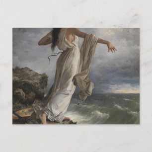 Sappho By Miquel Carbonell I Selva (1854-1896) Postcard
