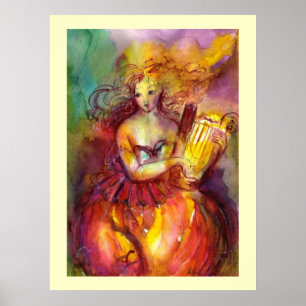 SAPPHO ,DANCE, MUSIC AND POETRY POSTER