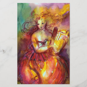 SAPPHO ,DANCE, MUSIC AND POETRY STATIONERY