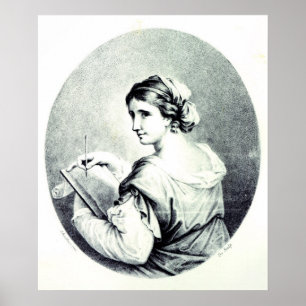 Sappho, engraved by Pye, 1774 Poster