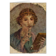 Sappho (Pompeii fresco)