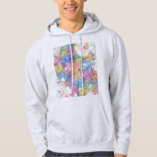 Sapporo Japan City Map Hoodie