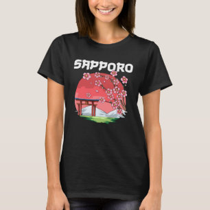 Sapporo  Kyokujitsuki Sakura Japan T-Shirt