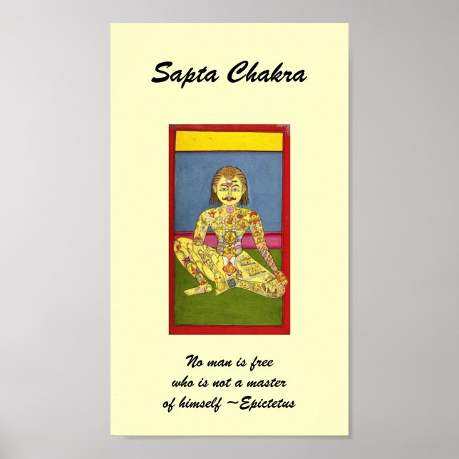 Sapta Chakra - poster / print (Front)