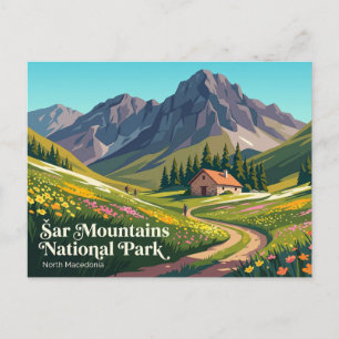 Šar Mountains National Park North Macedonia Postcard