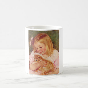 Sara Holding a Cat (by Mary Cassatt) Coffee Mug