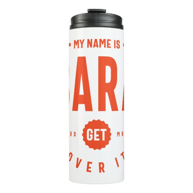 Sara Personalised Name Birthday Gift Thermal Tumbler (Front)