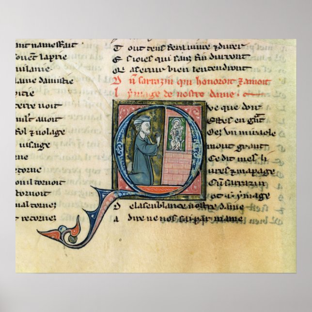 Saracen converted by an image of the Virgin Poster (Front)