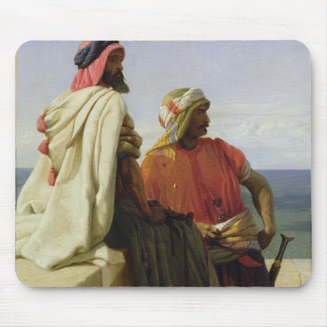 Saracens in front of their Position, 1864 Mouse Pad (Front)